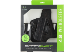 Alien Gear Holsters SSIW0771RHXX ShapeShift 4.0 IWB Black Polymer Belt Clip Fits Ruger LC9