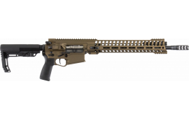 Patriot Ordnance Factory 01467 Revolution Gen4 308 Win,7.62x51mm NATO 16.50" 20+1 Burnt Bronze 6 Position MFT BMS Minimalist Stock MLOK