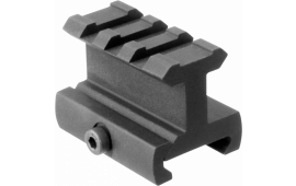 Aim Sports ML111 Riser Mount  Black Anodized High Profile Picatinny/Weaver Mount 1" Mount Height Aluminum AR Platform