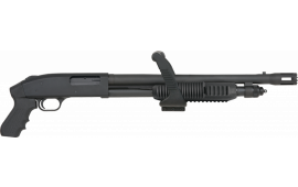 Mossberg 50692 590 Chainsaw 12 Gauge 5+1 18.50" Matte Blued Black Fixed Pistol Grip Black Polymer Grips