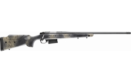Bergara B14LM5610 B-14 Wilderness Terrain 28 Nosler 5+1 26" Threaded Barrel, Sniper Gray Cerakote, Woodland Camo Molded Stock