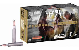 Federal P280A1TC1 Premium 280 Ackley Improved 140 gr Trophy Copper (TC) - 20rd Box