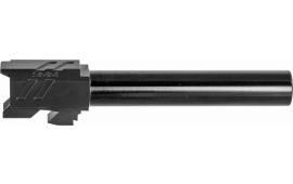 ZEV BBL17PRODLC Pro Match Replacement Barrel 9mm Luger 4.49" Black DLC Finish 416R Stainless Steel Material for Glock 17 Gen1-4
