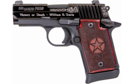 Sig Sauer 9389TXSAMBI 938 Texas 3" NS SLVR 6R