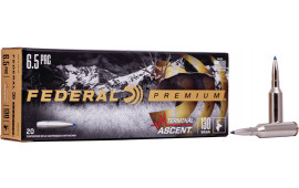 Federal P65PRCTA1 6.5 Creedmoor 130 Term Ascent - 20rd Box