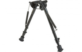 Allen 2188 Bozeman Bipod made of Black Aluminum with Sling Swivel Attachment, Rubber Feet & 9-13" Vertical Adjustment for Rifles