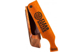 Primos PS244 Clear Cutter  Box Call Turkey Hen Sounds Attracts Turkeys Brown Mahogany/Walnut