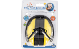 Walkers GWP-FKDM-YL Passive Baby & Kids Folding Polymer 22 dB Over the Head Yellow Ear Cups w/Black Band