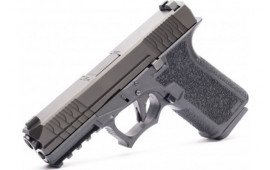 Polymer80 PFC9CMPBLK PFC9 Compact 9mm Luger 4.02" 15+1 Black Aggressive Textured Black Polymer Grip