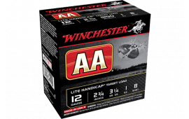 Winchester Ammo AAHLA128 AA Lite Handicap 12GA 2.75" 1oz #8 Shot - 25sh Box