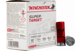 Winchester Ammo TRGT13508 Super Target 12 Gauge 2.75" 1 oz 8 Shot - 25sh Box