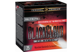 Federal PWBX1072 Black Cloud FS Steel 10GA 3.5" 1 5/8oz #2 Shot - 25sh Box