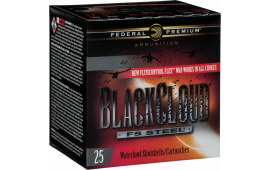 Federal PWBX134BBB Black Cloud FS Steel 12GA 3.5" 1 1/2oz BBB Shot - 25sh Box