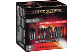 Federal PWBX2092 Black Cloud FS Steel 20GA 3" 1oz #2 Shot - 25sh Box