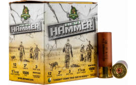 HEVI-Shot HS28003 Hevi-Hammer 12 Gauge 3" 1 1/4 oz 3 Shot - 25sh Box