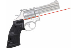 Crimson Trace LG314 Lasergrip SW N Rnd Butt Red 633nm 5mW .5"@50ft Black Rubber