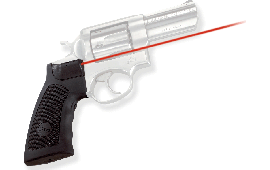 Crimson Trace LG344 Lasergrips Rug Rdhwk/GP100 Red 633nm .50"@50ft Black