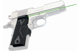 Crimson Trace LG404G Lasergrips 1911 Compact/Front Activation Green Laser Officer/Defender Grip