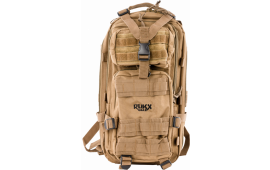 Rukx Gear Tactical 1 Day 600D Polyester 18" x 11" x 11" Tan