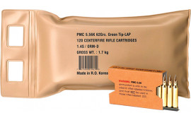 PMC 556(M55)BP Battle Pack 5.56x45mm NATO 62 gr Light Armor Piercing (LAP) - 120rd Battle Pack