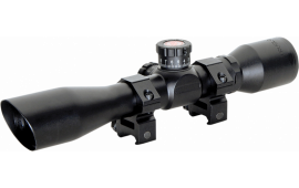 TruGlo TG8504BT Tru-Brite 4x 32mm Obj 22.5 ft @ 100 yds FOV 1" Tube Dia Black Mil-Dot