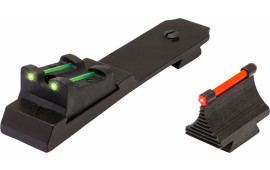 TruGlo TG109 Lever Action Rifle Set Marlin Tritium/Fiber Optic Red Front Green Rear Black