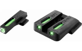 TruGlo TG13MP1A TFX Day/Nigth Sights S&W M&P Tritium/Fiber Optic Green w/White Outline Front Green Rear Black