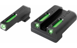 TruGlo TG13SG2A TFX Day/Night Sights Sig Sauer Tritium/Fiber Optic Green w/White Outline Front Green Rear Black