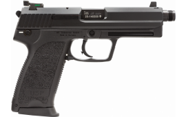 HK 704501TLEA5 USP45T V1 Tactical with 3 Mags DA/SA 5.09" 12+1 Black Polymer Grip Blued