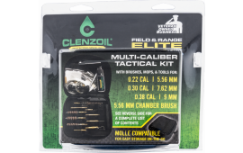 Clenzoil 2236 Field & Range  Multi-Caliber Handgun/Rifle Tactical Kit Black Brass