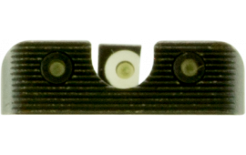 TruGlo TG231X1W Tritium Pro Night Sights Springfield Xd/xd-s/xd(m) Steel Green Tritium w/White Outline Steel Green Tritium Black