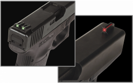 TruGlo TG131S1 Brite-Site Fiber Optic Sig Sauer Steel Green/Red Black