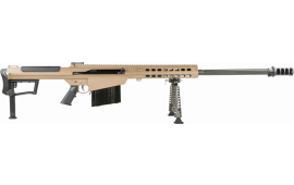 Barrett 18065 M107A1 50BMG, 29" Fluted Barrel, 10+1, F.D.E.,Cerakote, Fixed Stock W/ Sorbothane Recoil Pad, Black Polymer Grip - Mfg Discounts Applied