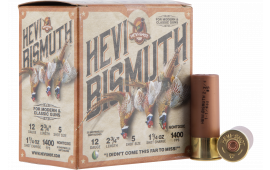 HEVI-Shot HS14715 Hevi-Bismuth Upland 12 Gauge 2.75" 1 1/4 oz 5 Shot - 25sh Box