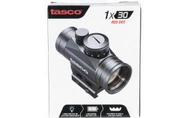 Tasco TRDPCC Pro Point  Matte Black 1x30mm 3 MOA Illuminated Red Dot Reticle Features Picatinny Adaptor