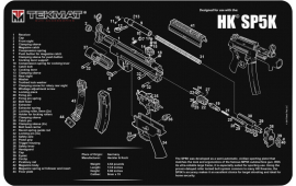 TekMat TEKR17HKSP5K HK SP5K Cleaning Mat Black/White Rubber 17" Long HK SP5K Parts Diagram