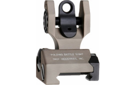 Troy Ind SSIGFBSROFT00 BattleSight Rear Sight Folding Flat Dark Earth for AR-15, M16, M4