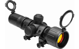 NCStar SEECR3942R Rubber Tactical 3-9x 42mm Obj 37.7-12.5 ft @ 100 yds FOV 30mm Tube Dia Black Illuminated P4 Sniper