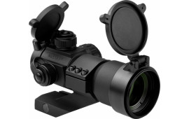 NcStar DRGB135 Tube Reflex Optic  Black Anodized 1x35mm 30mm Tube 3 MOA Illuminated Red/Green/Blue Dot Reticle