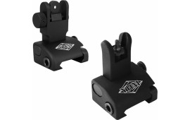 Yankee Hill Machine 5040 Quick Deploy Folding Sight Same Plane Standard Stem Aluminum Black