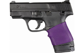 Hogue 18006 HandAll Jr. Grip Sleeve made of Rubber with Textured Purple Finish for Ruger LCP