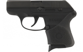 Hogue 18100 HandAll Hybrid Grip Sleeve made of Rubber with Textured Black  Finish for Ruger LCP