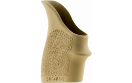 Hogue 18203 HandAll Beavertail Grip Sleeve Textured Flat Dark Earth Rubber for Glock 42, 43