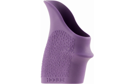 Hogue 18406 HandAll Beavertail Grip Sleeve For Glock 26; S&W Shield 9; Ruger LC9; Textured Rubber Purple