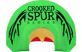 Foxpro CSMOUTHBACKWING Crooked Spur Back Wing Diaphragm Call Triple Reed Turkey Sounds Attracts Turkeys Green
