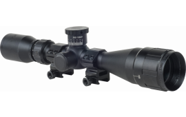 BSA 35039X40AOWRTB Sweet 350 Legend Black Matte 3-9x40mm AO 1" Tube 30/30 Reticle Features Weaver Rings