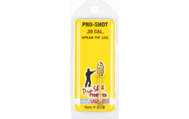 Pro-Shot J25B Benchrest Jag 25 Cal 26 Cal Handgun/Rifle #8-32 Thread Brass Spear Tip