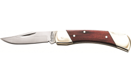 Schrade Uncle Henry Brown Bear Folding Knife 2-1/4" Clip Point Blade Wood