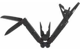 S.O.G SOG-B66N-CP PowerAssist  Black Oxide 420 Stainless Steel 7" Long Features 16 Tools w/Sheath