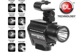 Nightstick NSP-4650B Helmet-mounted Multi-Function Dual-Light Flashlight